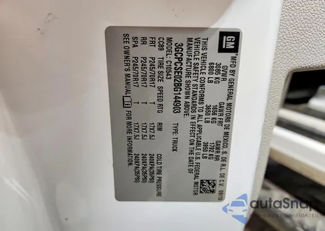 2011 Chevrolet Silverado C1500 Lt z USA, uszkodzony, nr VIN 3GCPCSE02BG144903